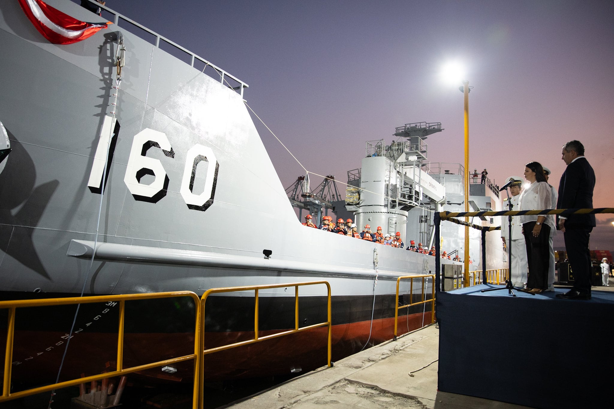 B.A.P. Talara: nuevo buque de la Marina de Guerra reforzará respuesta ante El Niño. Foto: Ministerio de Defensa.