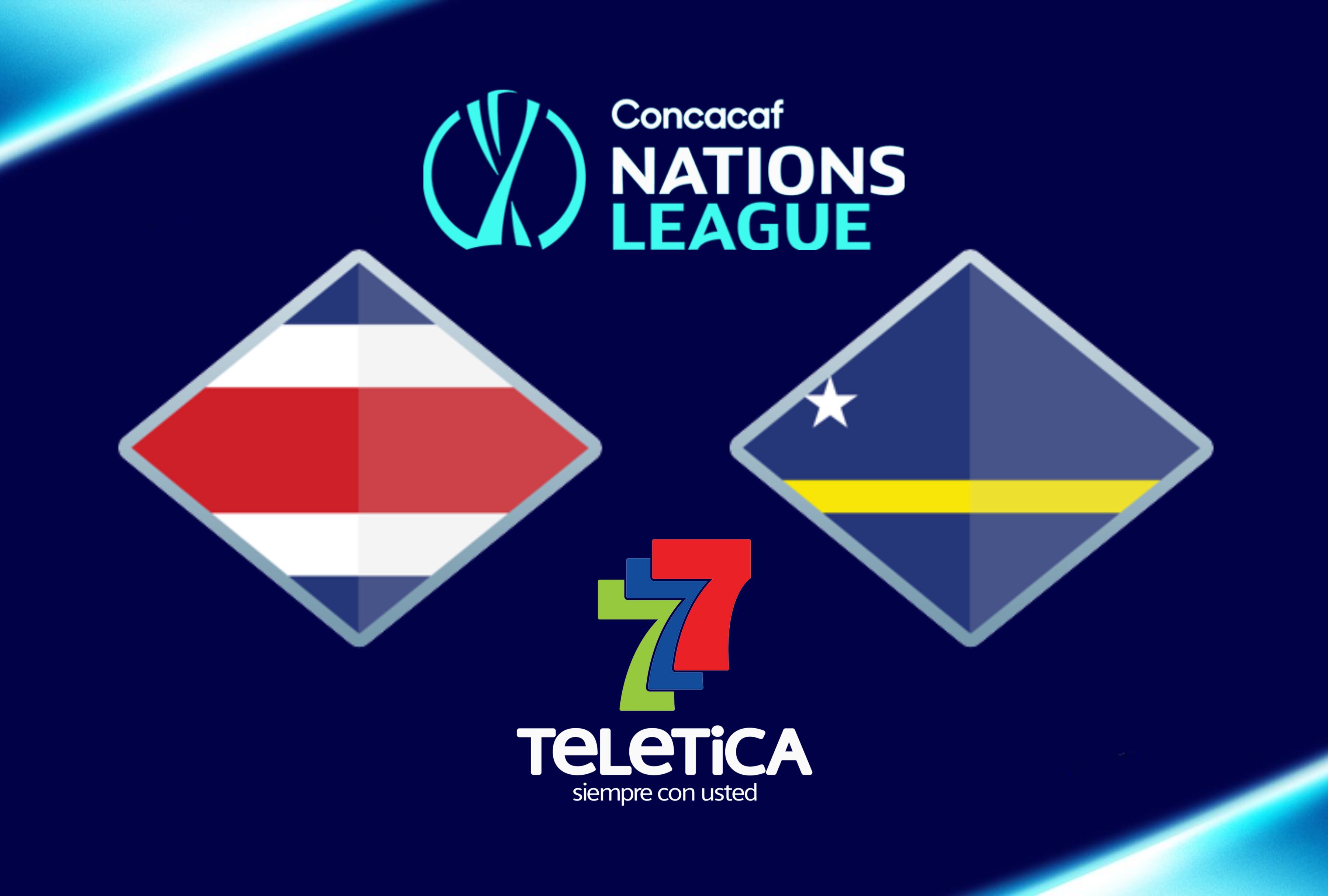 La selección de Costa Rica se mide ante Curazao por la Concacaf Nations League 2026. Sintonice la señal en vivo de Teletica Canal 7 en televisión abierta y en plataformas digitales para no perderse las acciones del partido. | Crédito: concacaf.com / Composición Mag