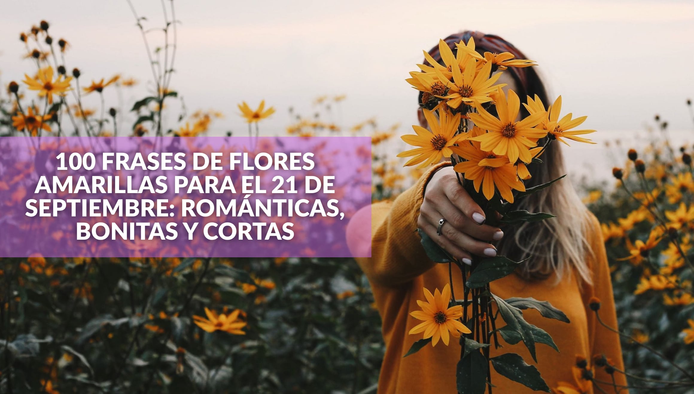Ramo de flores amarillas listo para regalar este 21 de septiembre. Acompaña esta tradición primaveral inspirada en la cultura popular con cualquiera de estas 100 frases románticas para compartir el cariño y los buenos deseos con tu pareja en redes sociales. | Imagen de Anna Alexes en Pexels / Composición Gestión Mix