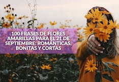 100 frases de flores amarillas para el 21 de septiembre: románticas, bonitas y cortas