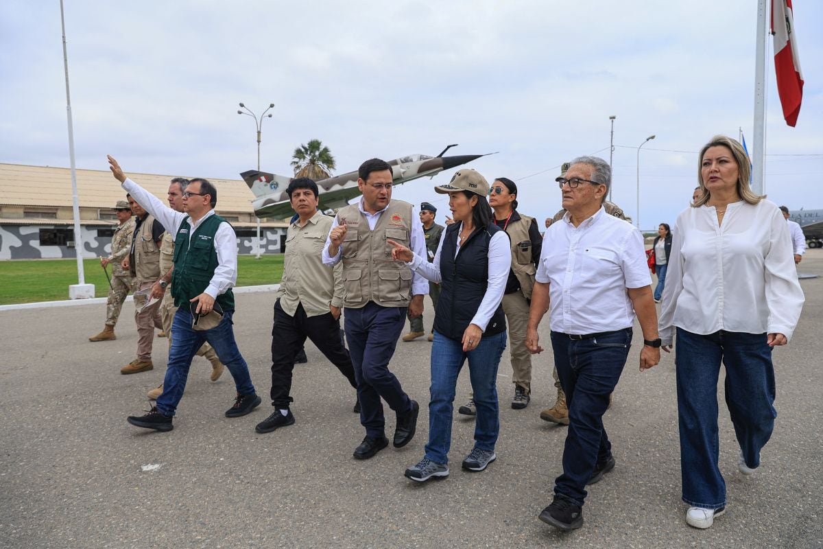 Keiko Fujimori anunció en Lambayeque la conformación de una comisión para acelerar las acciones de prevención ante el Fenómeno El Niño. Foto: Presidencia.