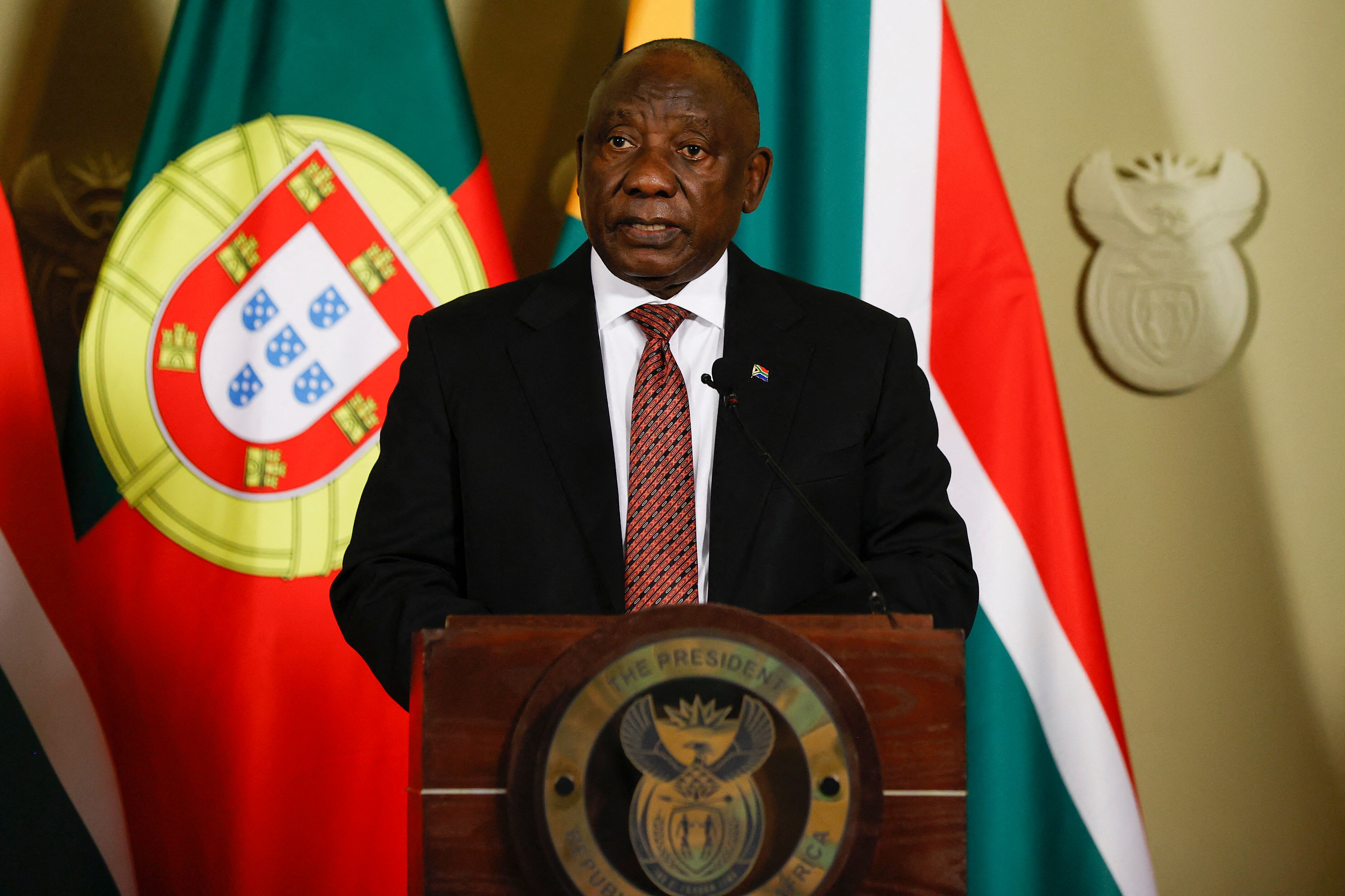 El presidente de Sudáfrica, Cyril Ramaphosa. (Foto de Phill Magakoe / AFP)