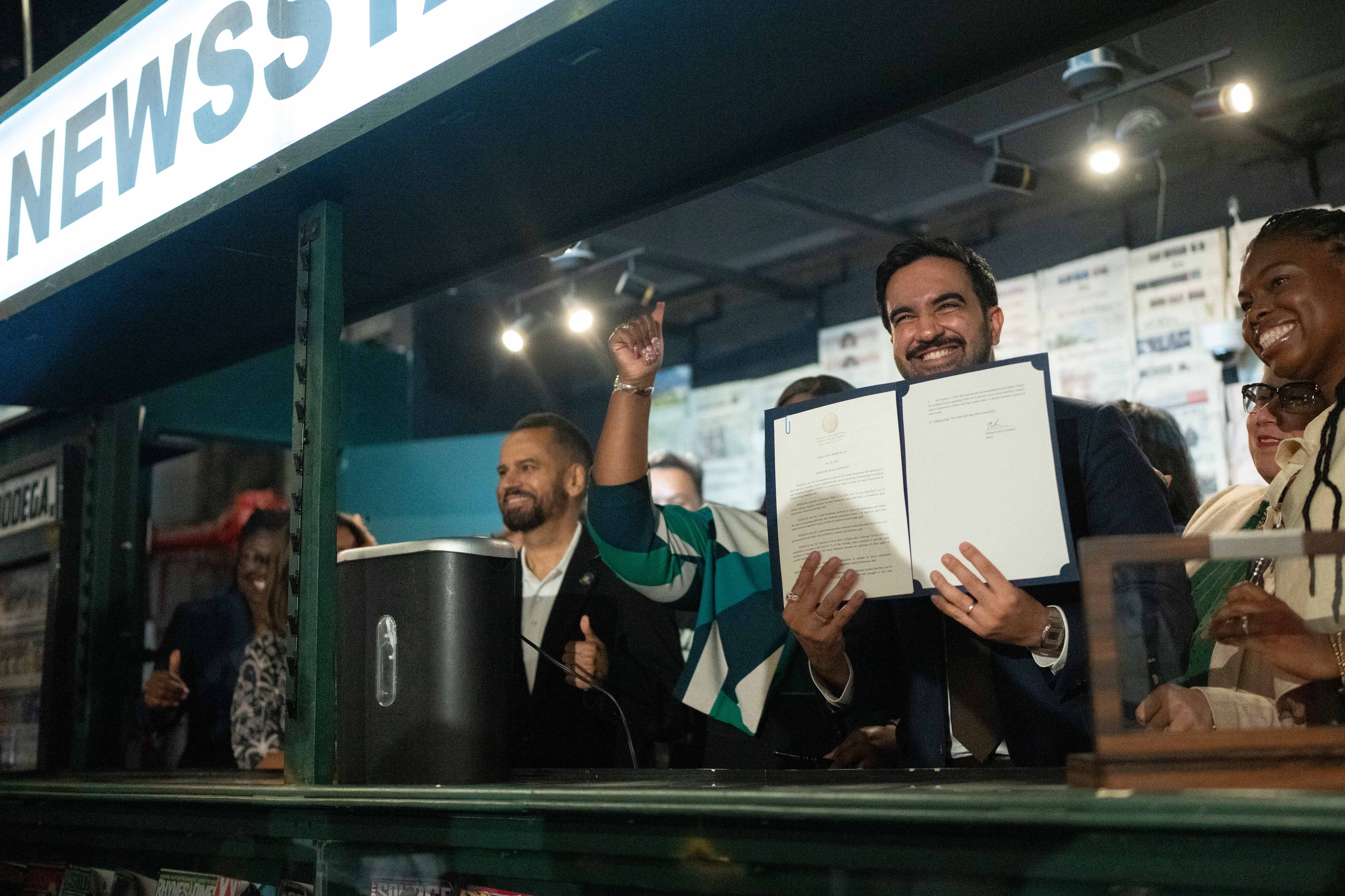 Zohran Mamdani anuncia “OPEN for Small Business”, un paquete de más de 50 reformas que benefician a quienes tengan pequeños negocios (Foto: Oficina del Alcalde de Nueva York)