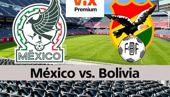 No te pierdas el partido México vs. Bolivia: disfruta del encuentro en vivo y gratis con ViX Premium. Sigue estos pasos para acceder al streaming y apoyar a tu favorito. | Crédito: Canva / Composición Mix