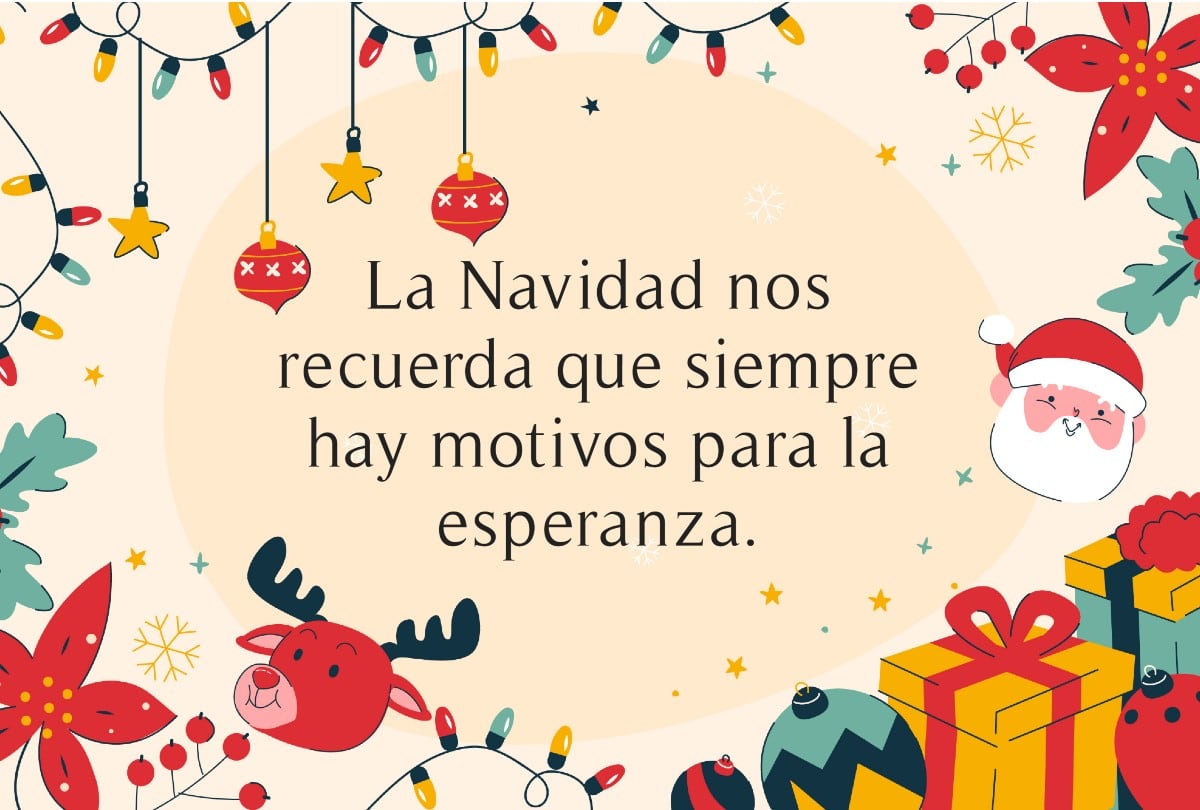 Regalar frases navideñas inspiradoras ayuda a transmitir amor, calma y gratitud en Navidad. | Crédito: Freepik/Mag