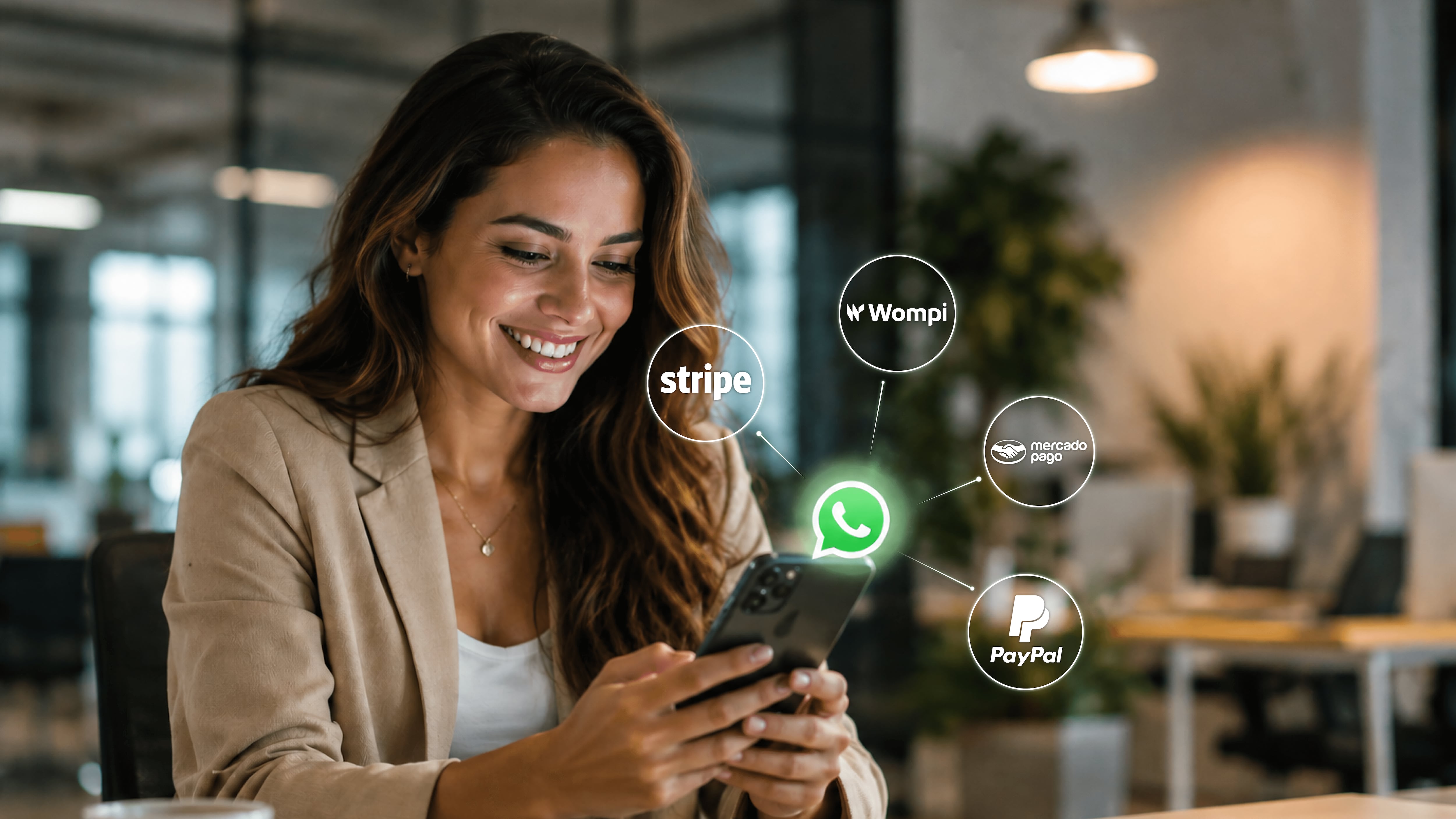 La compañía no desarrolla inteligencia artificial propia: provee la plataforma para que bancos, retailers y desarrolladores integren pagos, validación de identidad y firma electrónica dentro de WhatsApp.