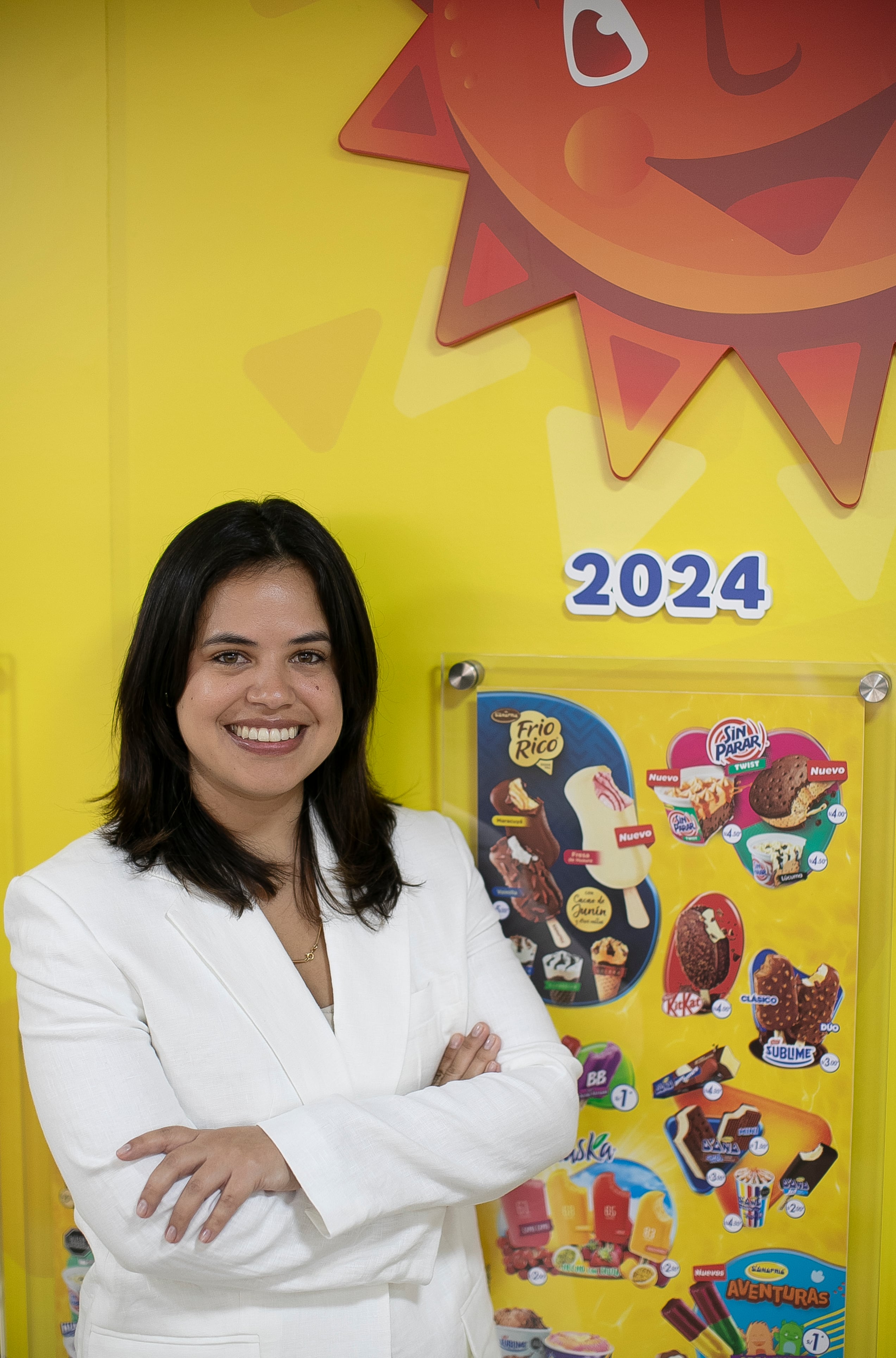 Macarena Rodríguez, gerenta de Marketing del Nestlé Perú. Fotos: JULIO REAÑO/@PHOTO.GEC