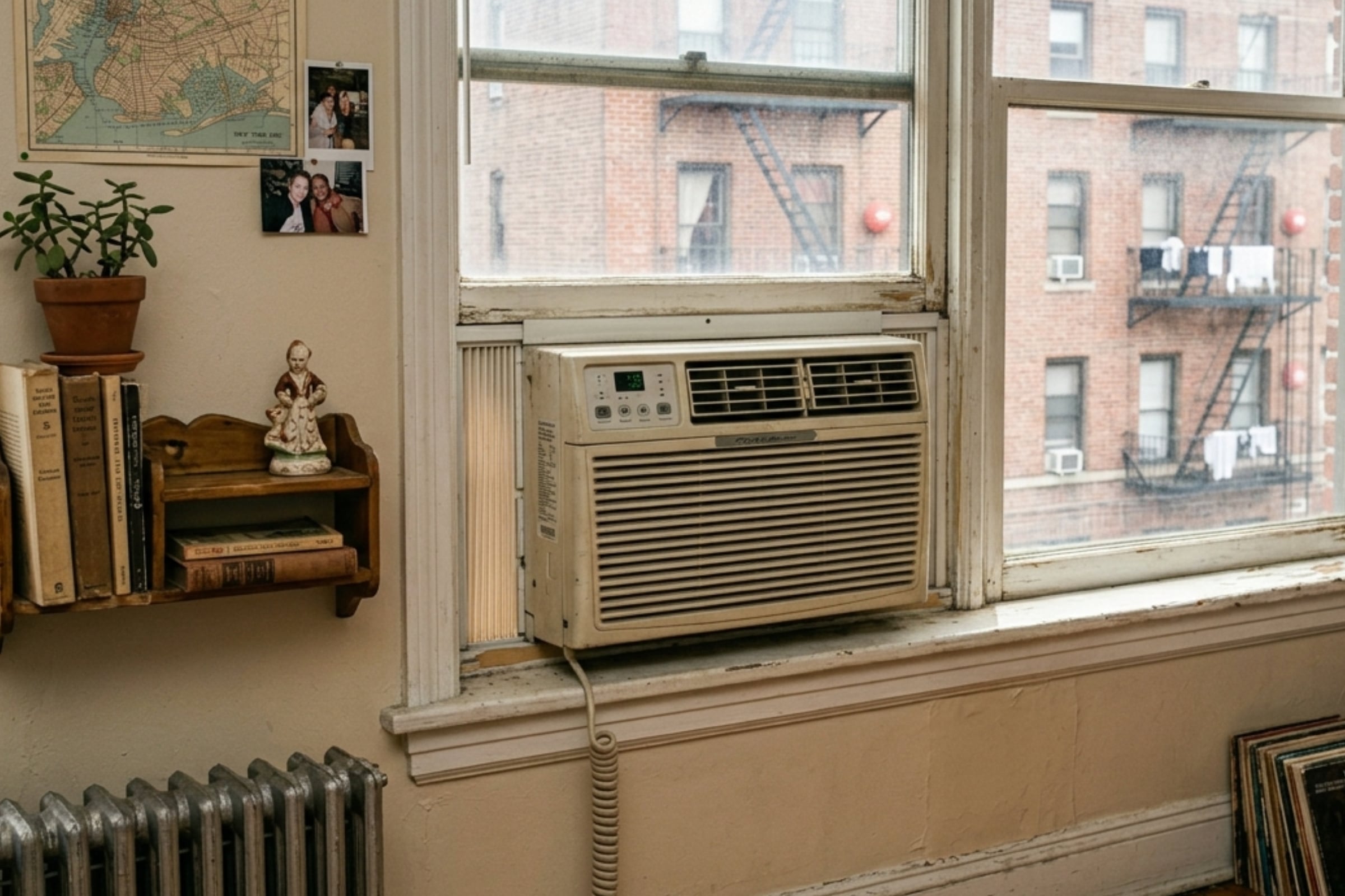En Nueva York, el calor durante el verano es insoportable, por lo que tener un aire acondicionado es indispensable, incluso para evitar problemas de salud (Foto: Imagen creada por El Comercio MAG usando Gemini)