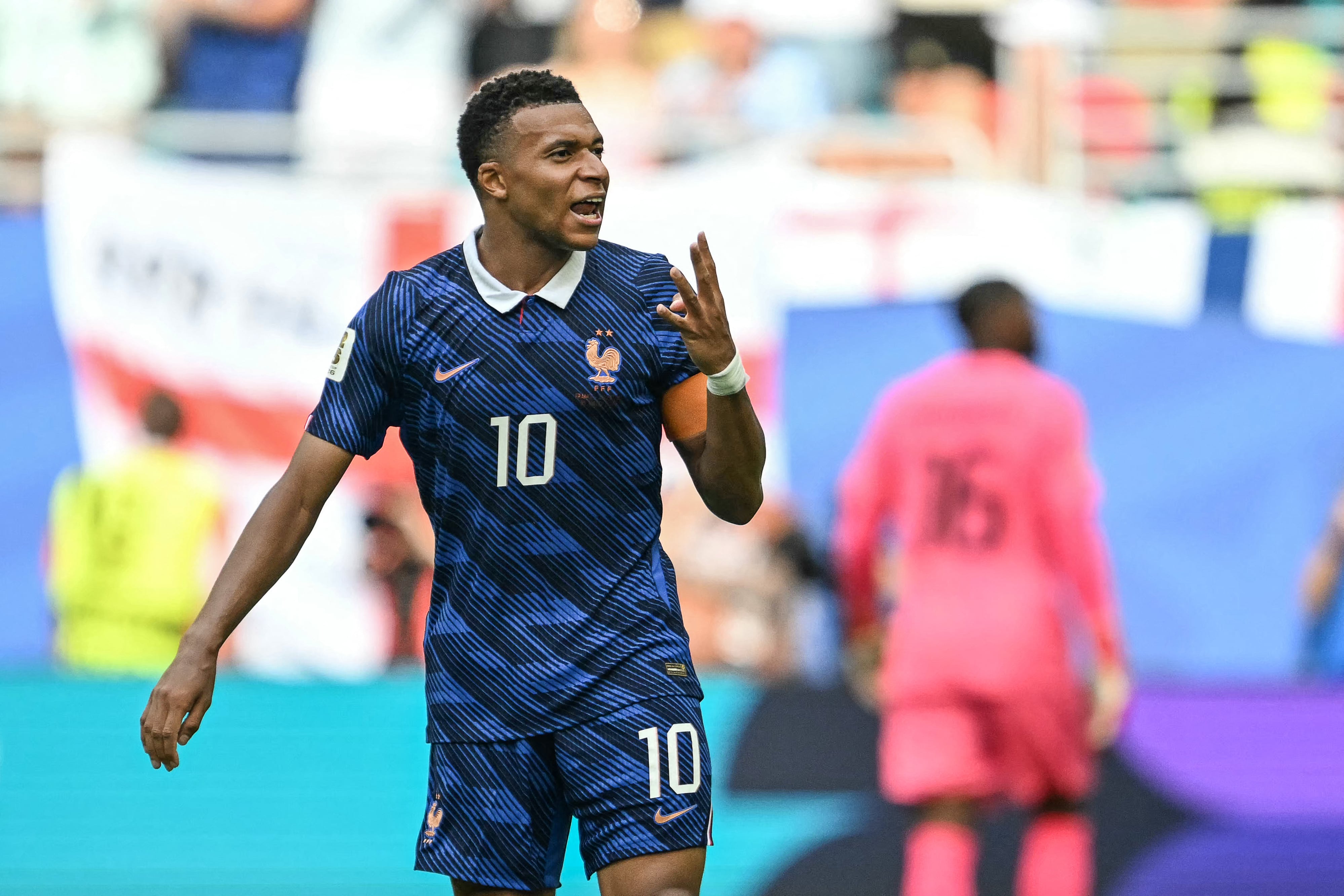 Kylian Mbappé se convirtió en el máximo goleador del Mundial 2026. (Photo by CHANDAN KHANNA / AFP)