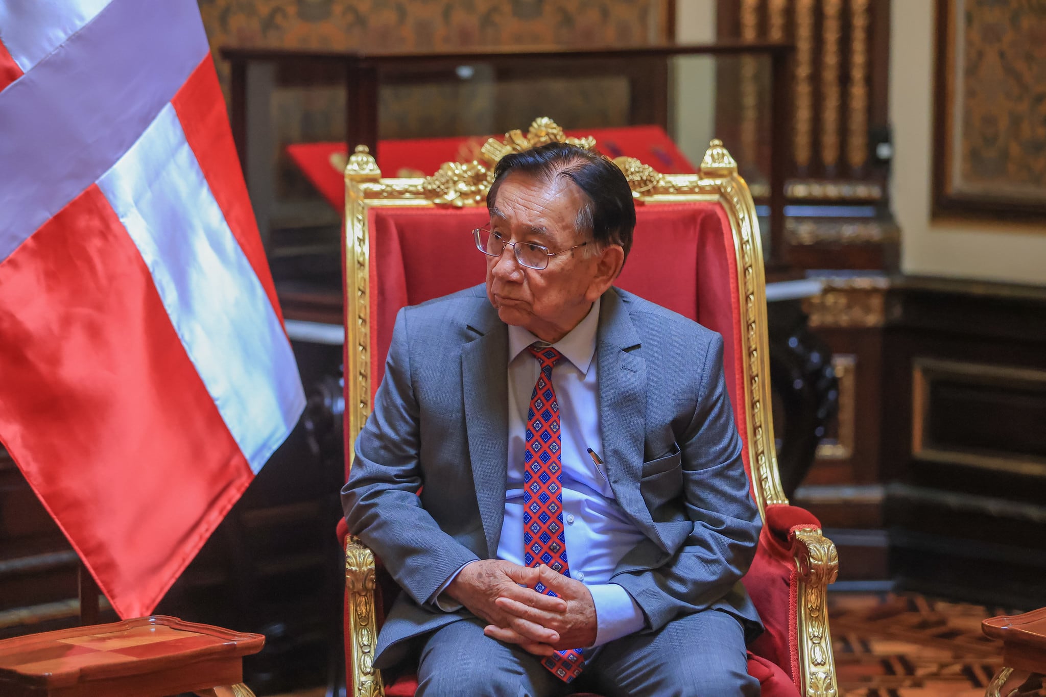 El presidente interino José María Balcázar señaló que todavía no toma una decisión sobre el indulto hacia el exmandatario Pedro Castillo. Foto: Andina