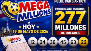 Números ganadores del Mega Millions, 19/05/2026: resultados del sorteo con jackpot de $277 millones