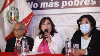 Dina Boluarte evita pronunciarse sobre solicitudes de nulidad de Perú Libre para 209 actas