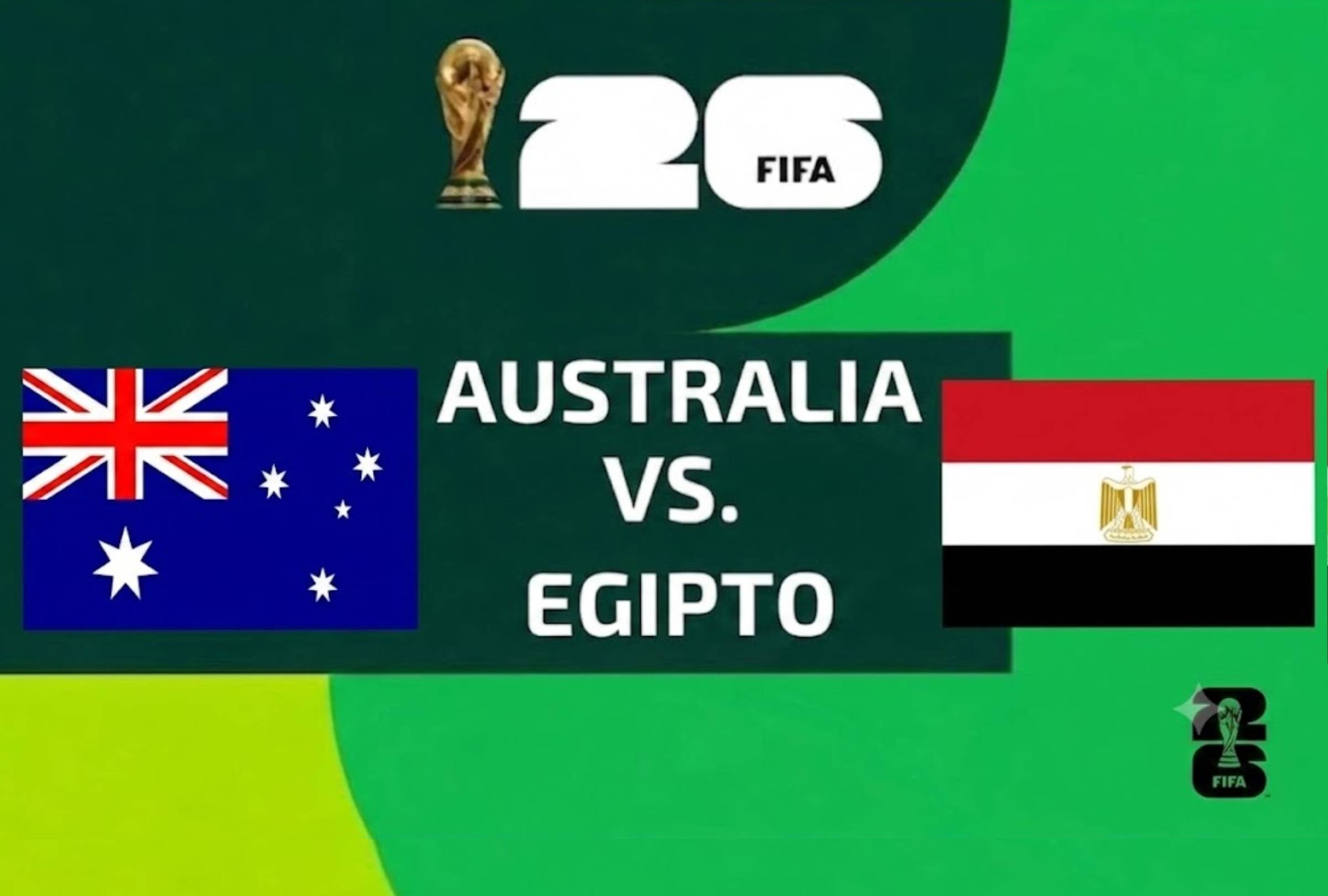 ARLINGTON, TEXAS, (ESTADOS UNIDOS), 3/07/2026.- Horarios y canales de TV para ver Egipto vs. Australia hoy viernes 3 de julio por los 16avos de final del Mundial 2026 desde el AT&T Stadium (Estadio Dallas), Arlington, Texas, Estados Unidos. Imagen creada por Gemini.
