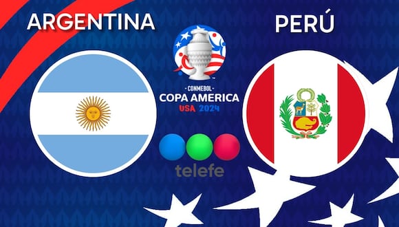 Señal oficial de Mi Telefe para mirar el partido Argentina-Perú por la tercera jornada del grupo A de la Copa América 2024 | (Crédito: Canva / Composición Mix)