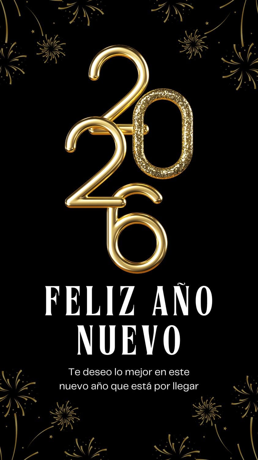 Selecciona una de estas 20 tarjetas de ¡Feliz Año Nuevo 2026! para descargar e imprimir y poder compartirla con tus seres queridos. (Foto: Pinterest)