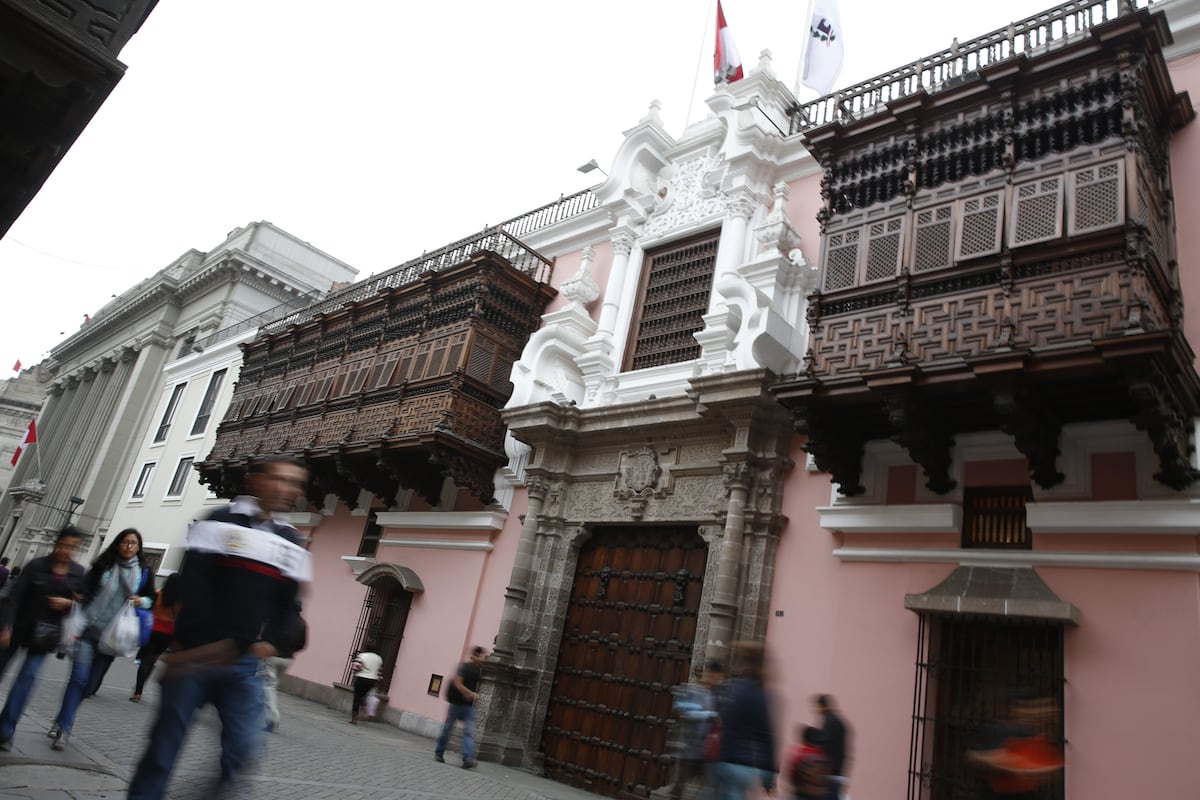 FOTOS DE LA FACHADA DEL MINISTERIO DE RELACIONES EXTERIORES.