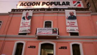 Acción Popular elegirá a sus candidatos al Congreso el domingo 3 de noviembre