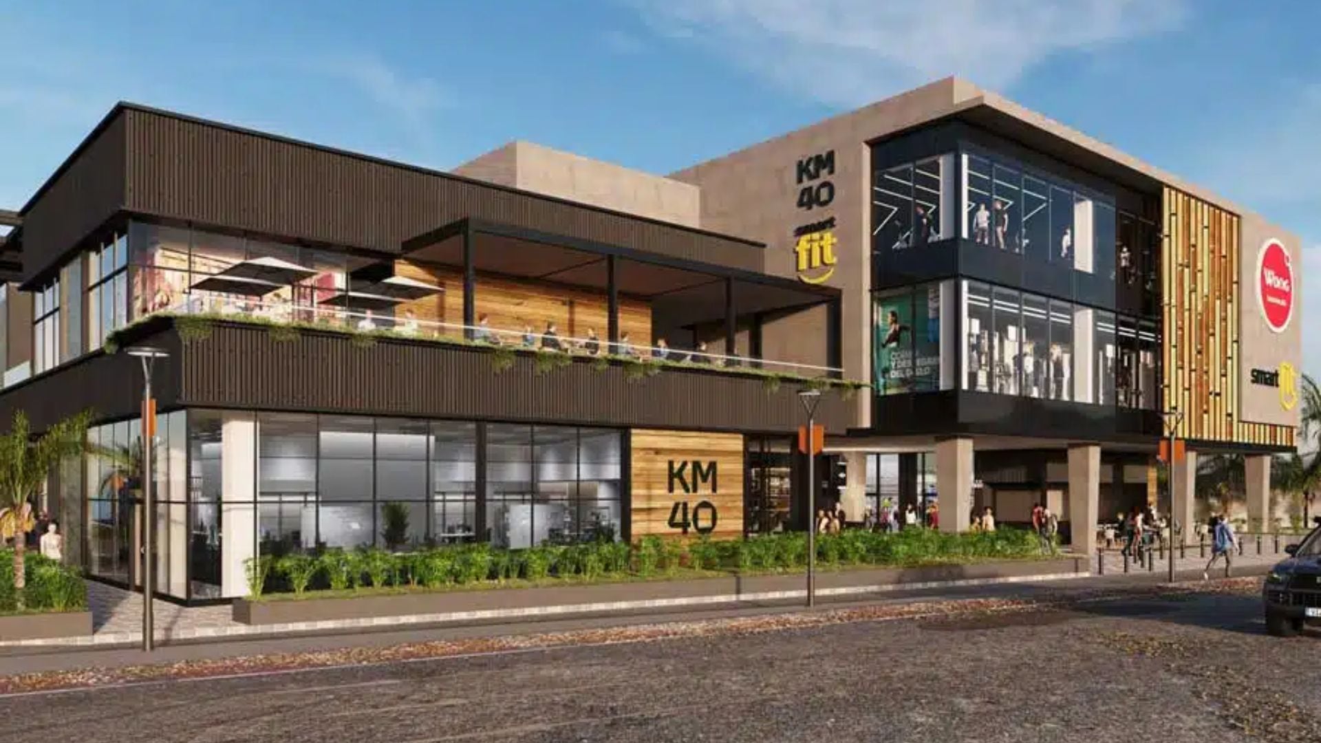 KM40, el proyecto de centro comercial que tiene como principal inversionista al exfutbolista Jefferson Farfán. Foto: Difusión.