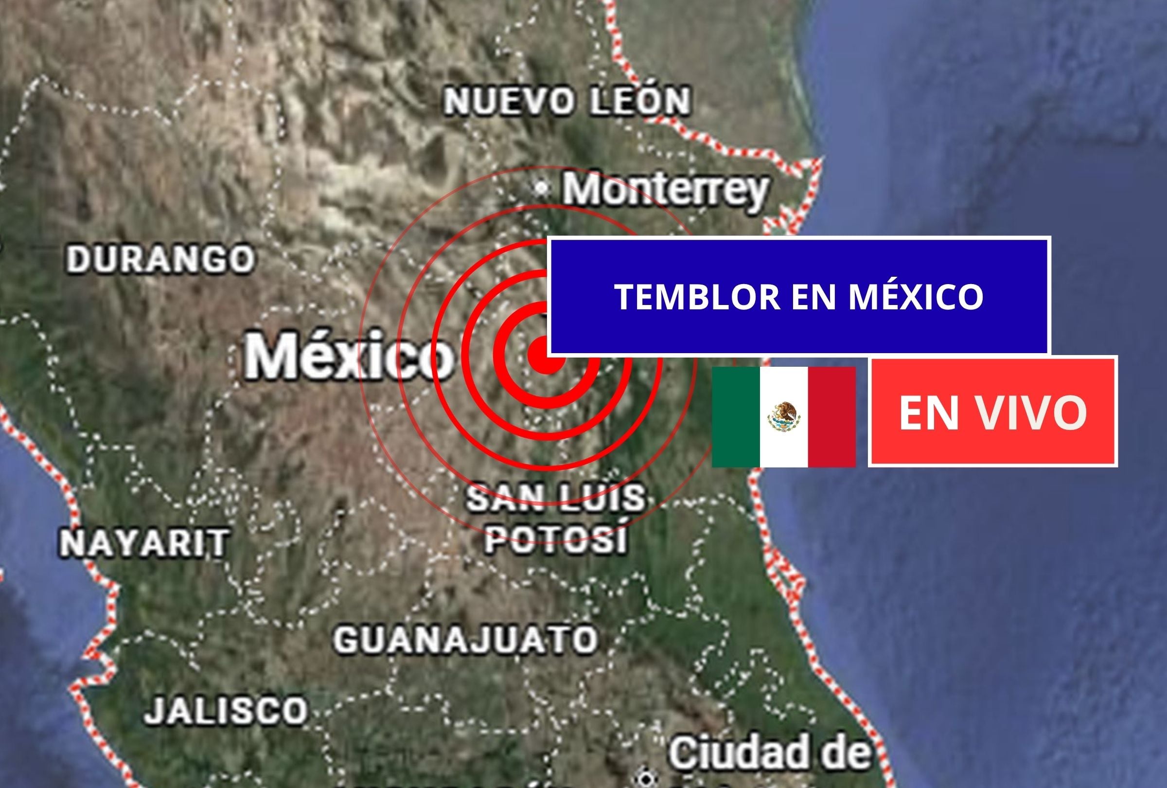 Sigue el reporte oficial del Servicio Sismológico Nacional (SSN) sobre los últimos temblores registrados en México hoy, lunes 29 de junio de 2026. (Imagen creada con foto de Google Maps para Gestión Mix)