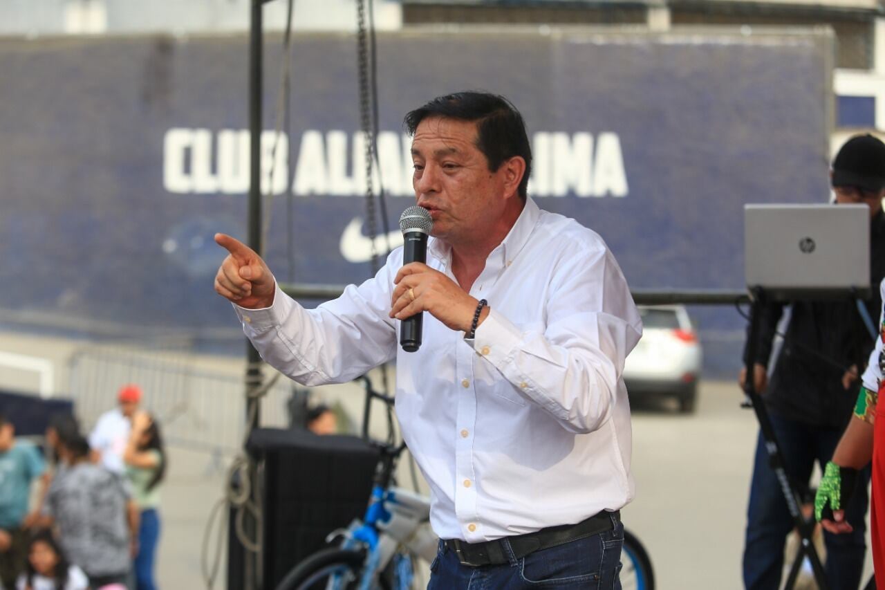Rubén Cano, alcalde de La Victoria.
