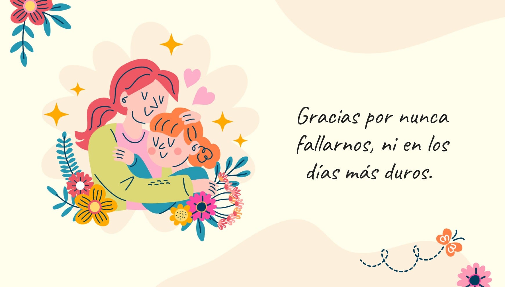Comparte estas frases del Día de la Madre y hazle sentir lo especial que es. | Crédito: Magnific / Gestión Mix