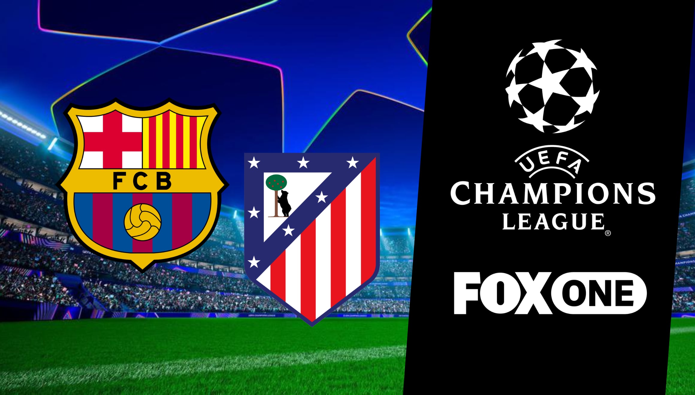 ¡Sigue el fútbol español! Mira dónde ver el FC Barcelona vs. Atlético de Madrid por FOX One y FOX Sports App Online. Disfruta de la Champions League 2026 con la mejor cobertura en directo desde cualquier lugar. | Crédito: uefa.com / Composición Gestión Mix
