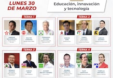▷ A qué hora empieza y dónde ver el debate presidencial del JNE 2026 EN VIVO hoy, lunes 30 de marzo