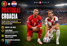 Telefe EN VIVO — cómo ver partido Portugal vs. Croacia por TV abierta y Online en Argentina