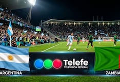 Telefe transmitió el partido Argentina 5-0 Zambia por amistoso al Mundial 2026
