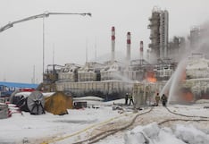 Ataque con drones de Ucrania desata incendio en puerto ruso en el Báltico