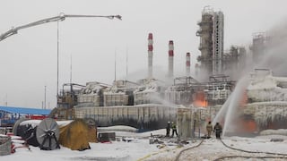 Ataque con drones de Ucrania desata incendio en puerto ruso en el Báltico