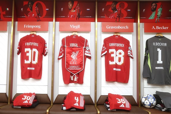 Indumentaria de algunos jugadores del Liverpool. (Foto: Getty Images)