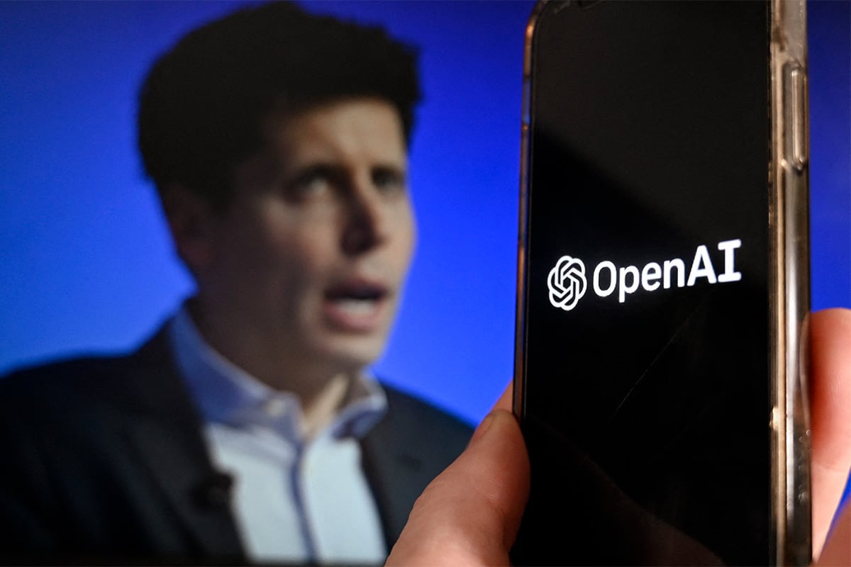 Sam Altman, CEO de OpenAI, presentó Dots durante la apertura de la conferencia anual DevDay. Foto: AFP.