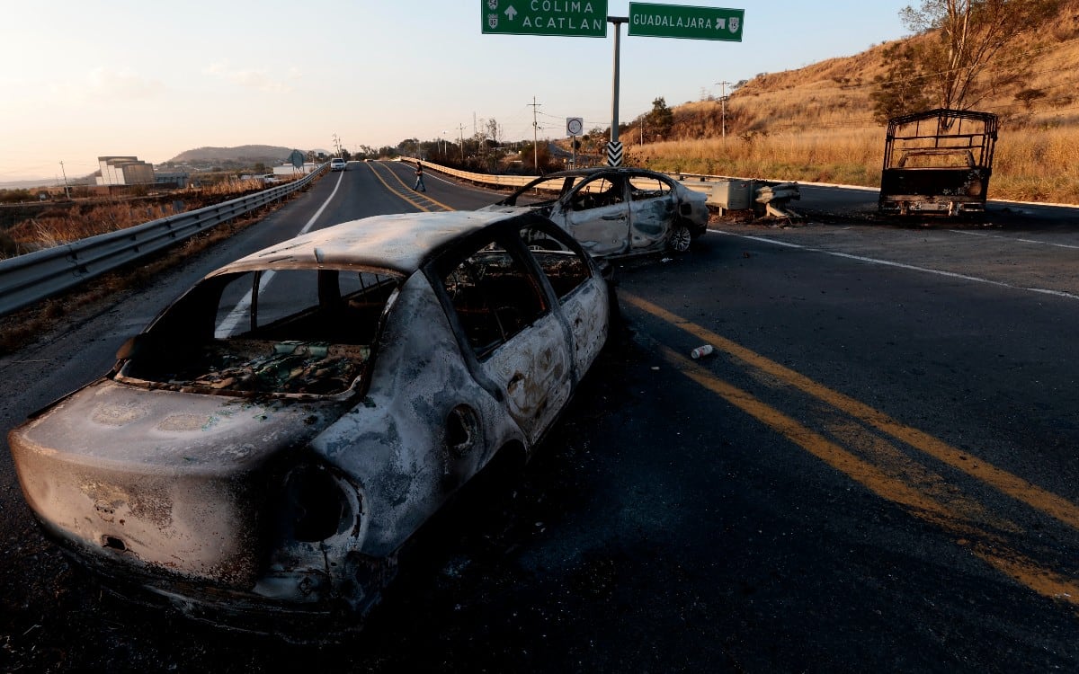 Autoridades reportaron bloqueos en vialidades principales de Reynosa que conectan con los cruces fronterizos hacia Texas. (Foto: Ulises Ruiz / AFP)
