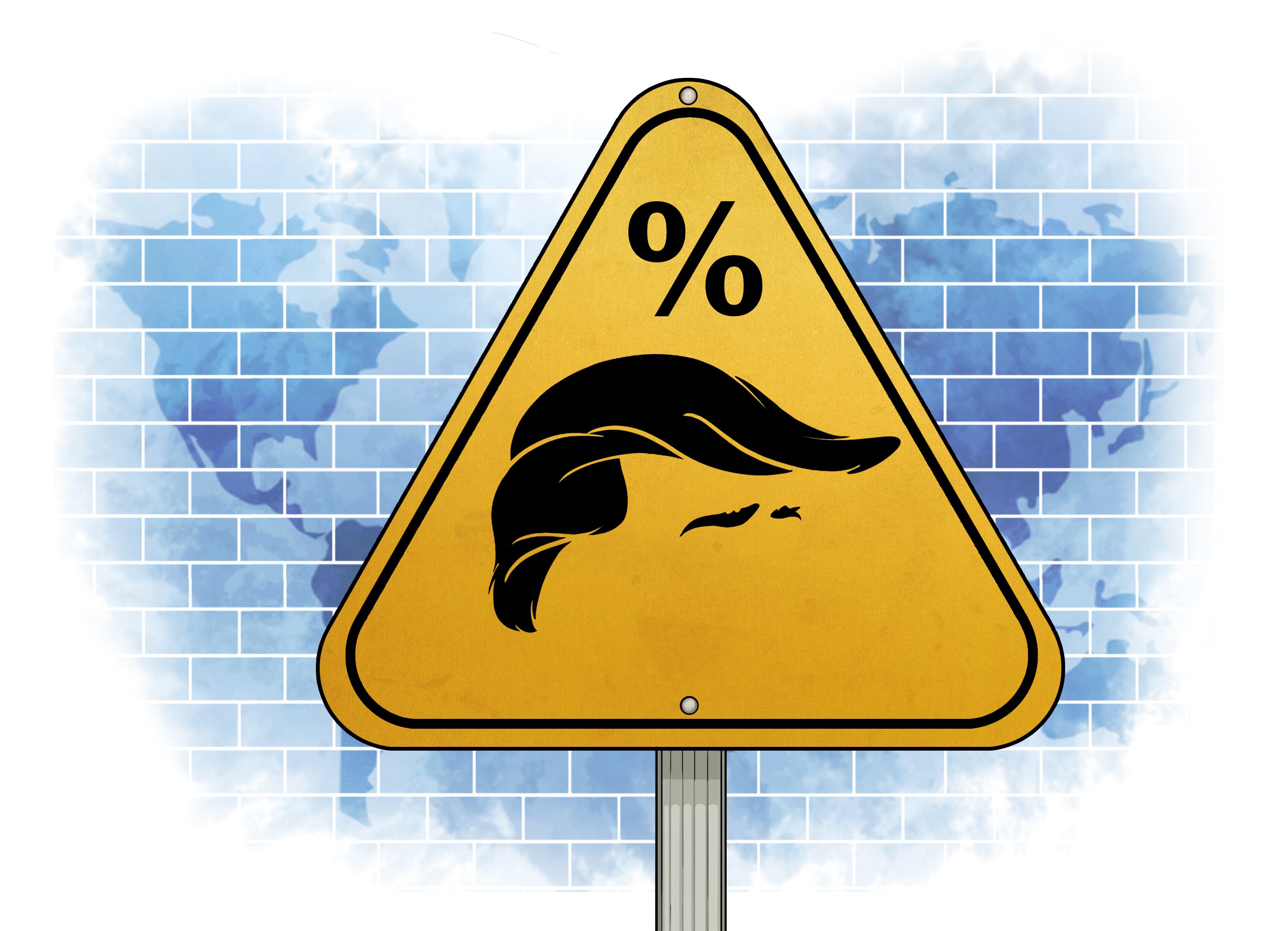 La destrucción de la confianza con vecinos (Canadá y México) y aliados (de la OTAN y la Unión Europea) es clamorosa. (Ilustración: Lavida)