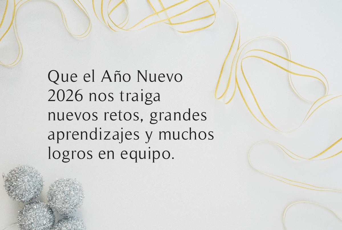 Estas frases y mensajes de Año Nuevo 2026 para el trabajo te ayudarán a fortalecer el ambiente laboral. | Crédito: Freepik/Gestión
