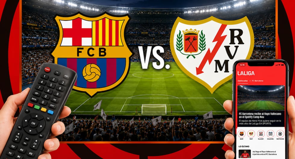 ¿A qué hora juega y qué canal transmite FC Bacelona vs. Rayo Vallecano EN VIVO hoy por LaLiga 2026?