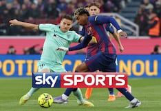 SKY Sports transmitió la victoria FC Barcelona 5-0 Athletic Club por TV y streaming online