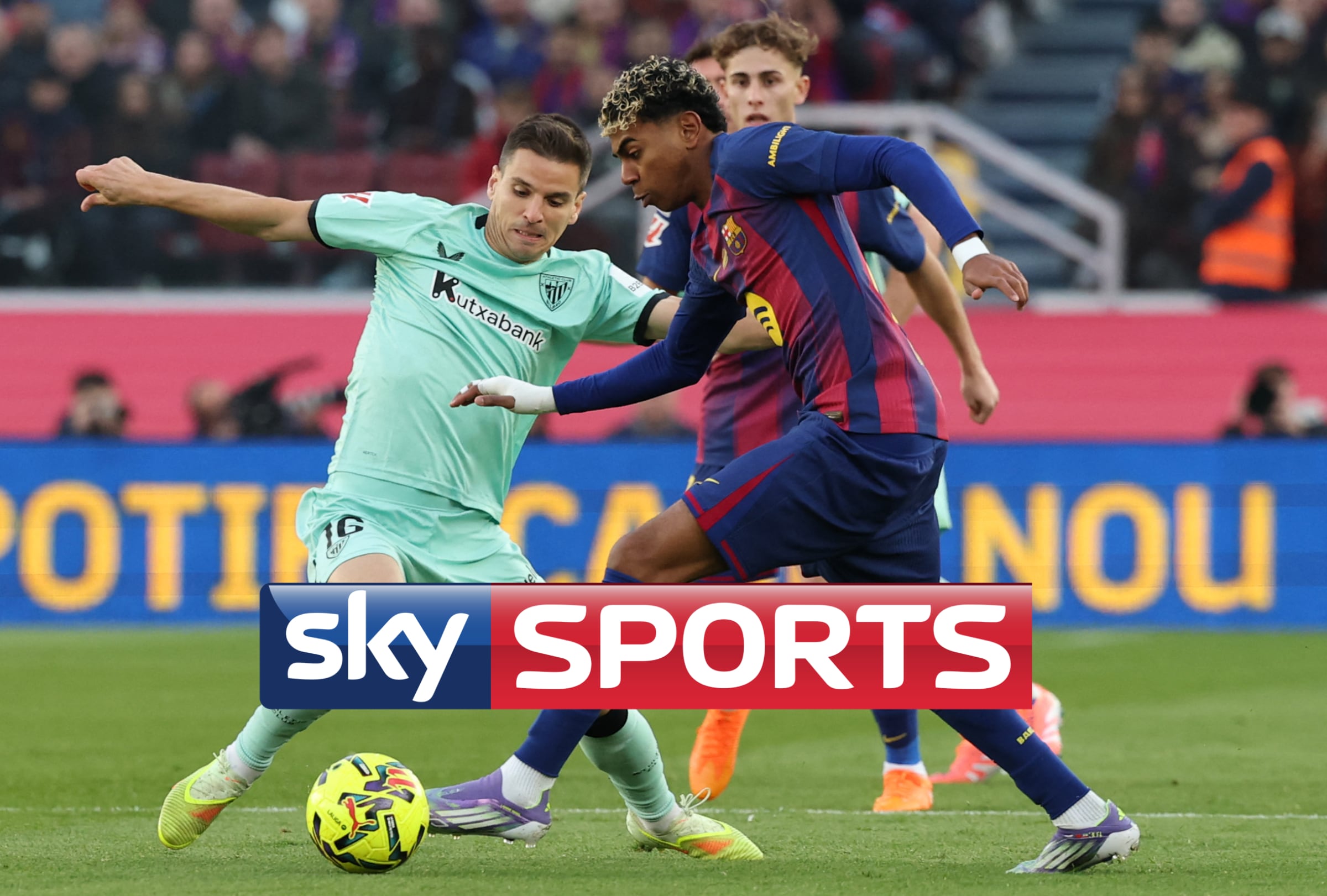 YEDA, (ARABIA SAUDITA), 07/01/2026.- Cobertura oficial de SKY Sports HD EN VIVO ONLINE para ver el partido entre FC Barcelona y Athletic Club este miércoles 7 de enero por la semifinal de la Supercopa de España 2026 desde el Estadio Al Jawhara de Yeda, Arabia Saudita. FOTO DE LLUIS GENE PARA AFP