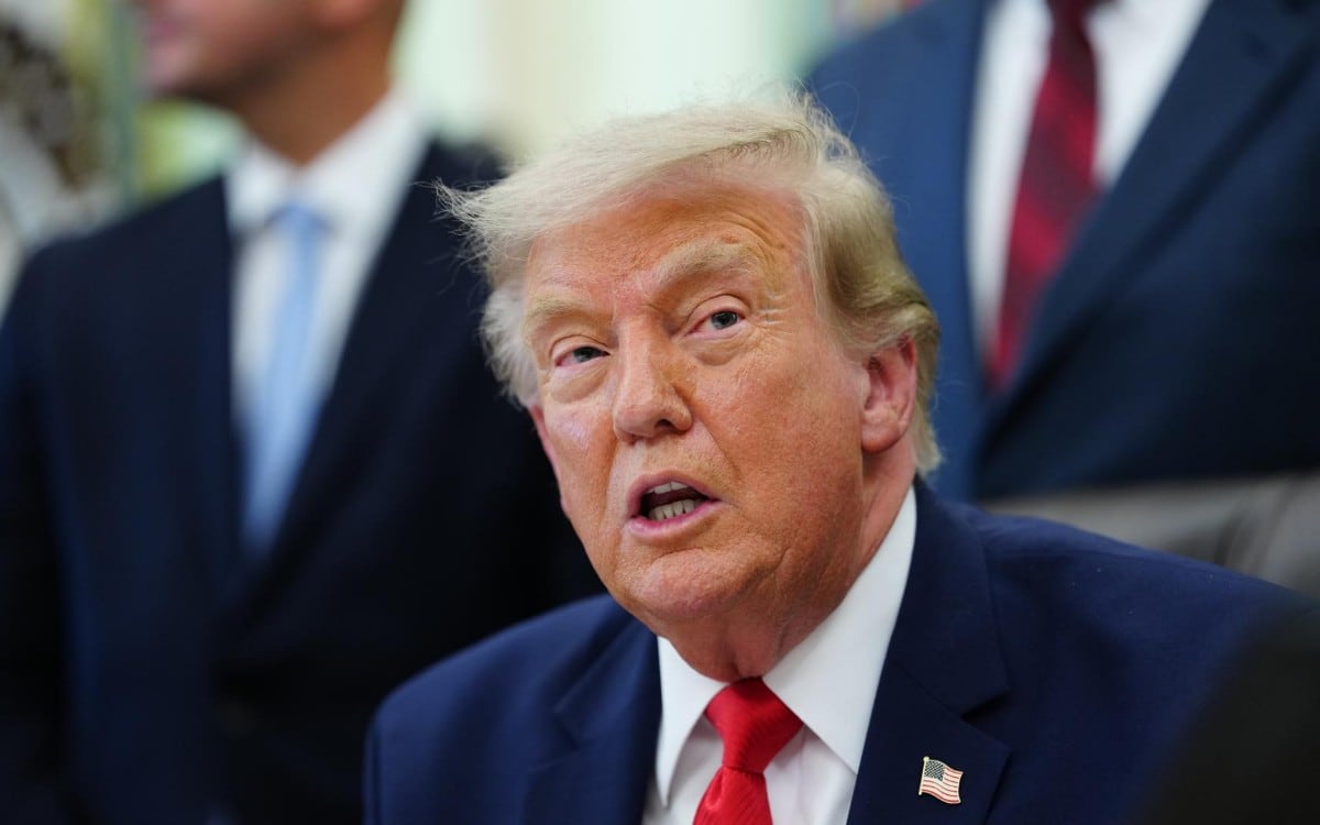 Demanda histórica: Nueva York y otros 24 estados llevan a Donald Trump a los tribunales por los aranceles. (Foto: EFE/EPA/AARON SCHWARTZ / POOL)