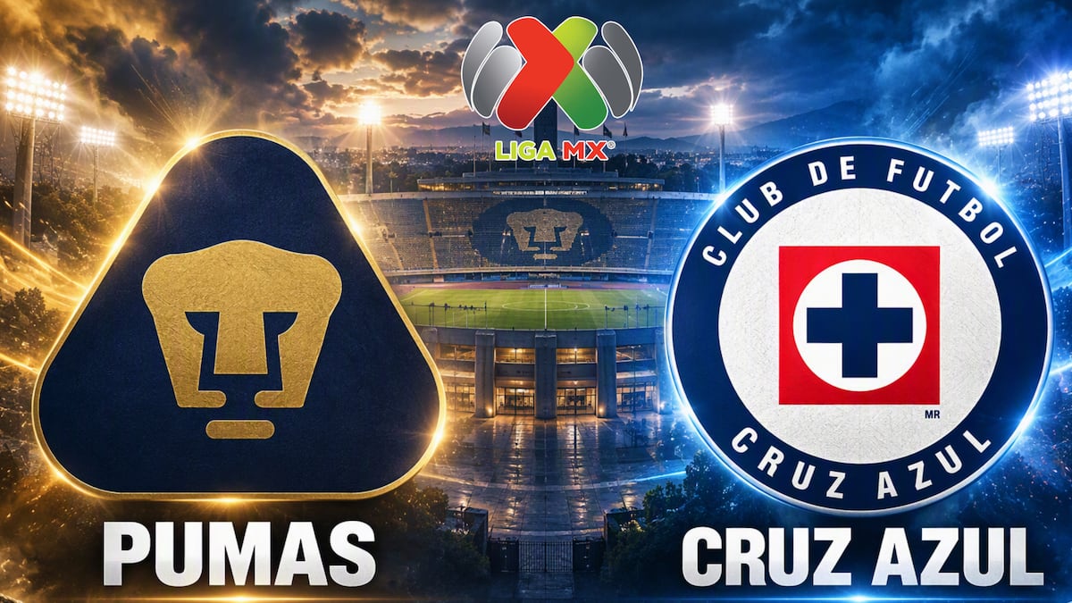¿A qué hora juega y qué canal transmite Pumas UNAM vs. Cruz Azul EN VIVO por Liga MX 2026 en México y Estados Unidos?