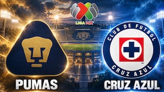¿A qué hora juega y qué canal transmite Pumas UNAM vs. Cruz Azul por Liga MX 2026 en México y Estados Unidos?