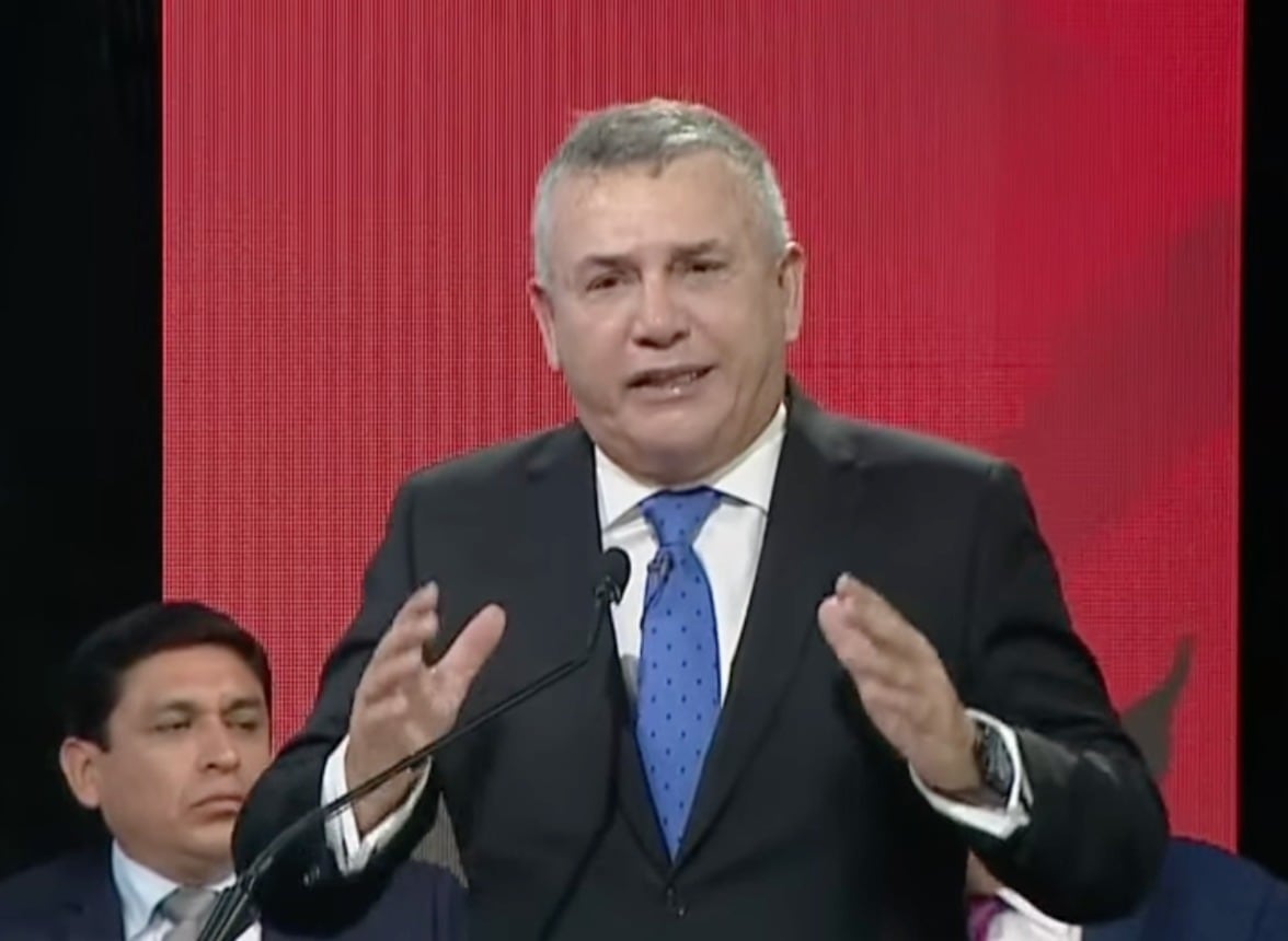 Daniel Urresti, candidato del partido Podemos Perú.