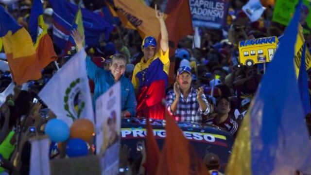 Venezuela: Hugo Chávez y Henrique Capriles coparon calles en cierre de campaña
