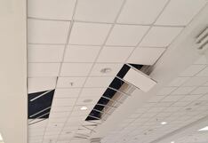 Cierran Plaza Lima Sur tras caída de baldosas en patio de comidas