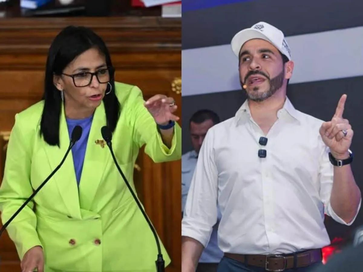 Delcy Rodríguez y Abelardo de la Espriella