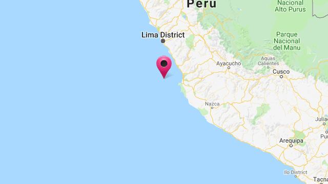 Ica: sismo de magnitud 4.9 se registró en la provincia de Pisco