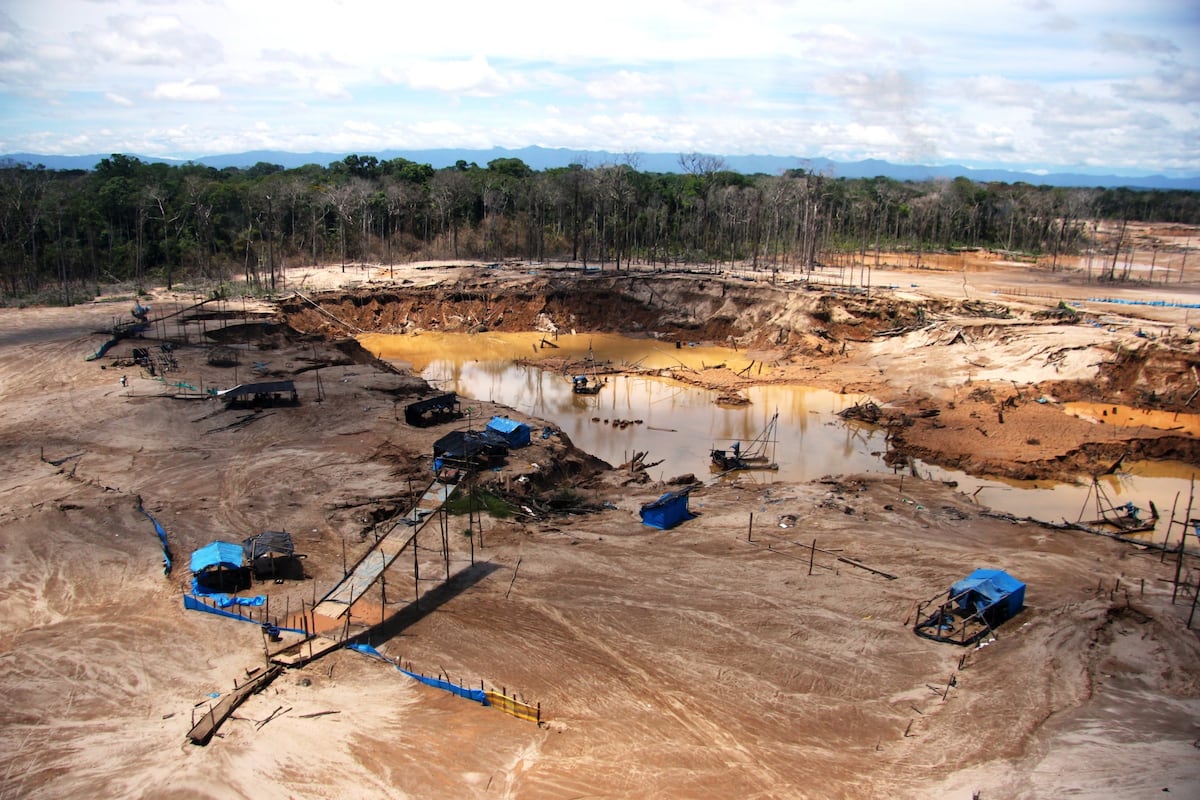 la minería ilegal gana cada vez más terreno en Madre de Dios (Foto: USI)
