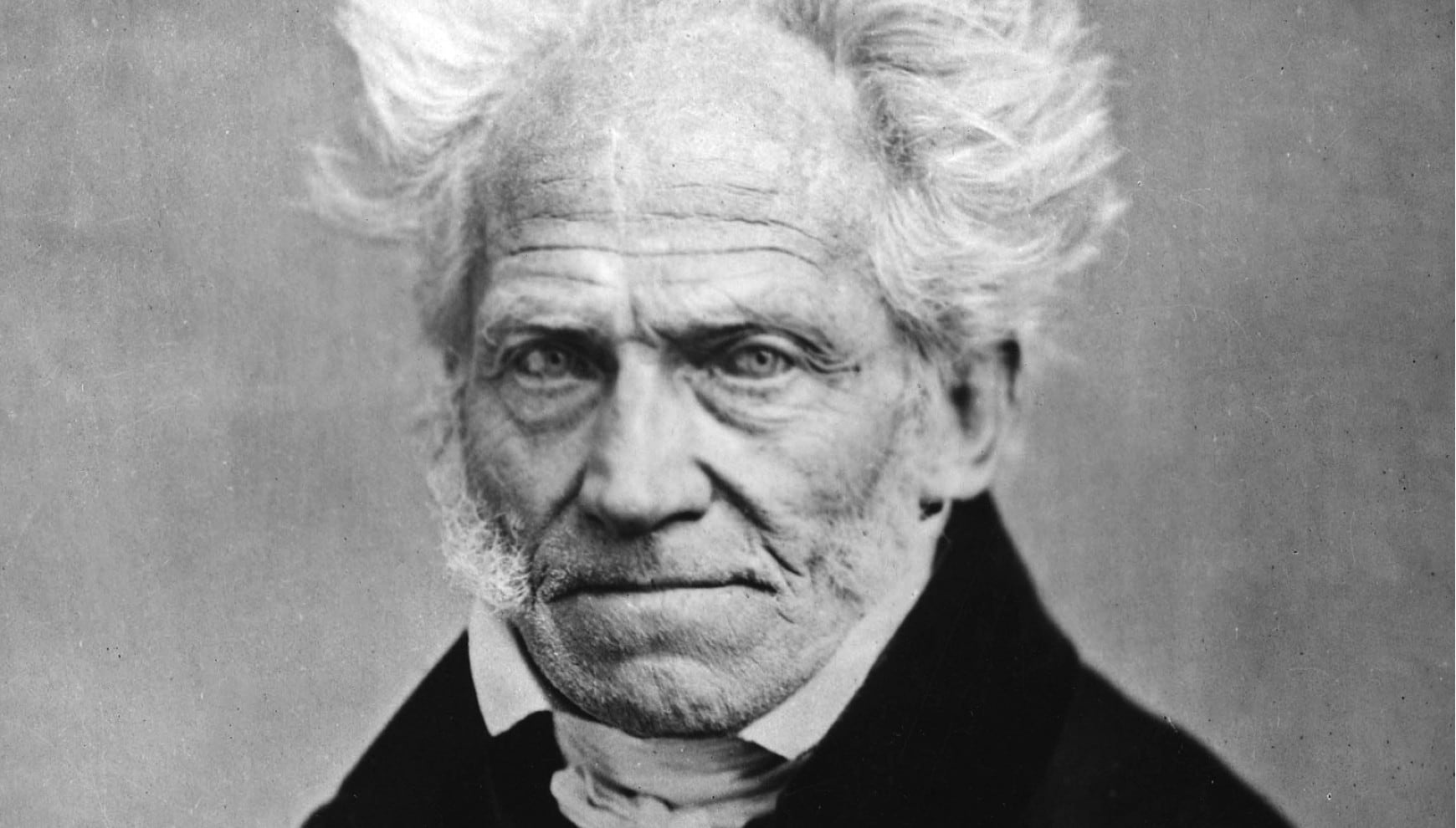 Retrato fotográfico de Arthur Schopenhauer. | Crédito: Frankfurt am Main University Library