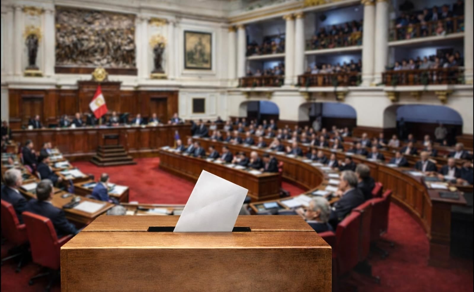 Un Senado fuerte, elegido por una ciudadanía desinformada, puede terminar consolidando intereses particulares y profundizando la desconfianza en las instituciones. Foto composición Gestión.